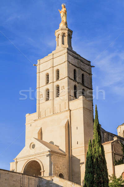 Avignon - Notre Dames des Domes Church near Papal Palace, Proven Stock photo © Bertl123