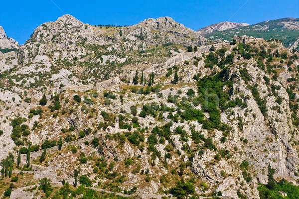 Stock photo: Kotor City with Fortifications, Montenegro