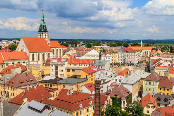 Jindrichuv Hradec (Neuhaus) view on town, Czech Republic Stock photo © Bertl123