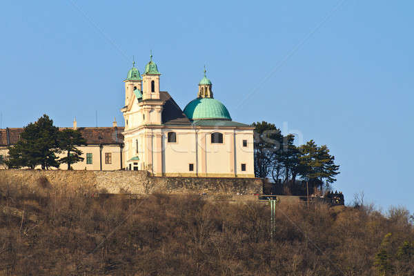 Vienna - Church on Leopoldsberg Mountain, Austria Stock photo © Bertl123