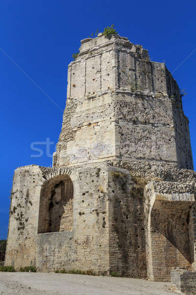Roman tower in Nimes, Provence, France Stock photo © Bertl123