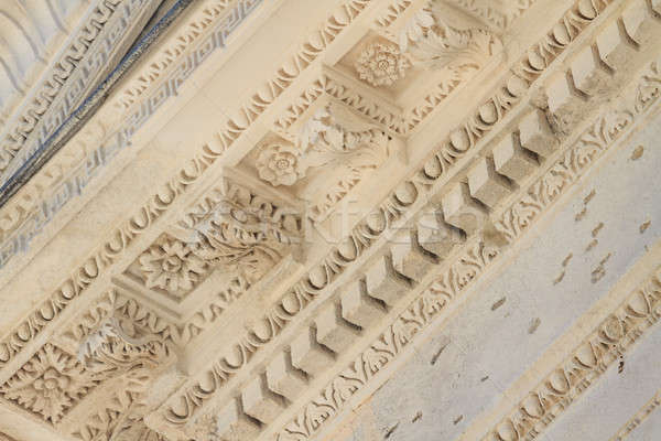 Roman Temple Details in Nimes, Provence, France Stock photo © Bertl123
