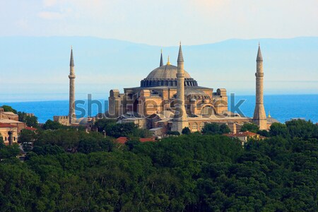 Esterno Istanbul Turchia costruzione giardino chiesa Foto d'archivio © Bertl123