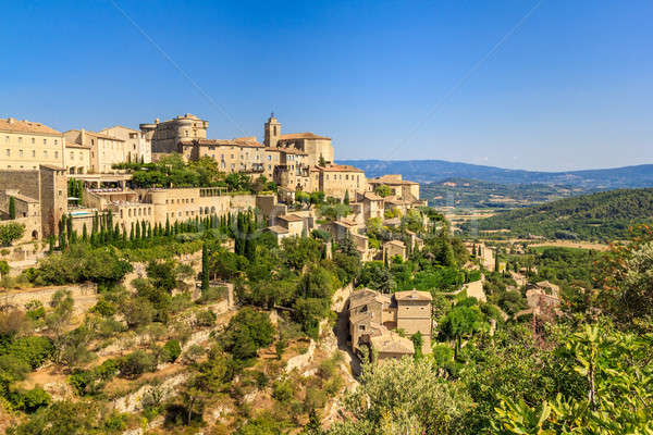 Gordes medieval village in Southern France Stock photo © Bertl123