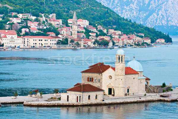 Pani skał Czarnogóra wody charakter krajobraz Zdjęcia stock © Bertl123
