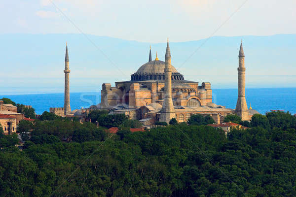 Hagia Sophia  before Marmara sea, Istanbul, Turkey Stock photo © Bertl123