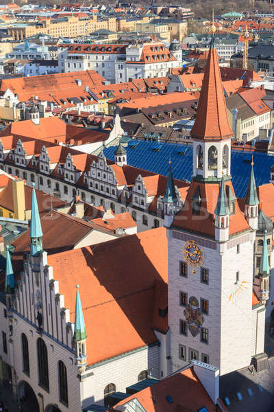 Munich, Old Town Hall with Tower, Bavaria, Germany Stock photo © Bertl123