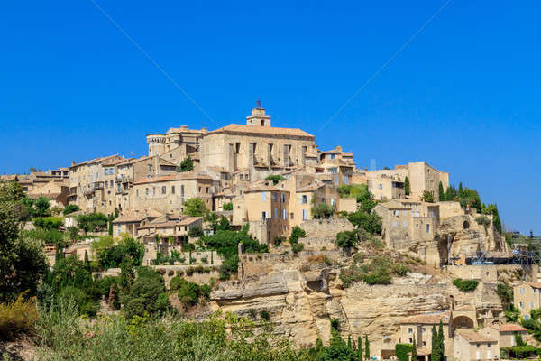 Gordes medieval village in Southern France Stock photo © Bertl123