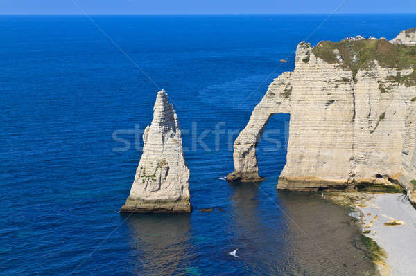Cliffs of Etretat, Normandy, France Stock photo © Bertl123