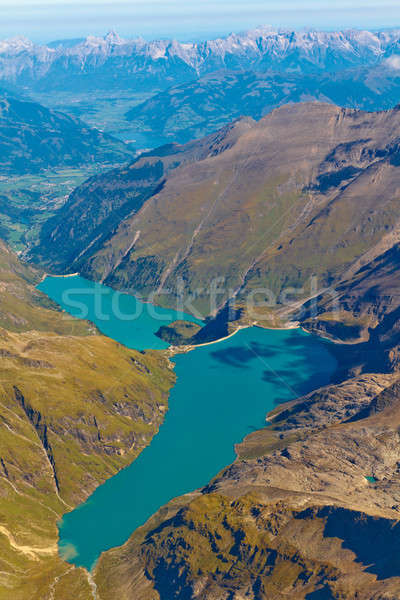 Kaprun reservoir lake aerial view, Austria Stock photo © Bertl123