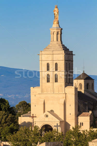 Avignon - Notre Dames des Domes Church near Papal Palace, Proven Stock photo © Bertl123