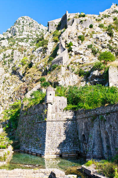 Kotor City Wall Fortifications, Montenegro Stock photo © Bertl123