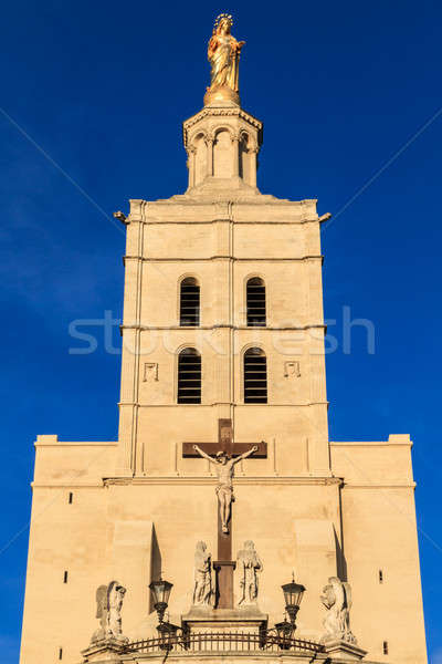 Avignon - Notre Dames des Domes Church near Papal Palace, Proven Stock photo © Bertl123