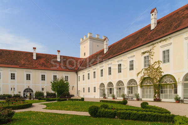 Enns Castle and Garden, Upper Austria Stock photo © Bertl123