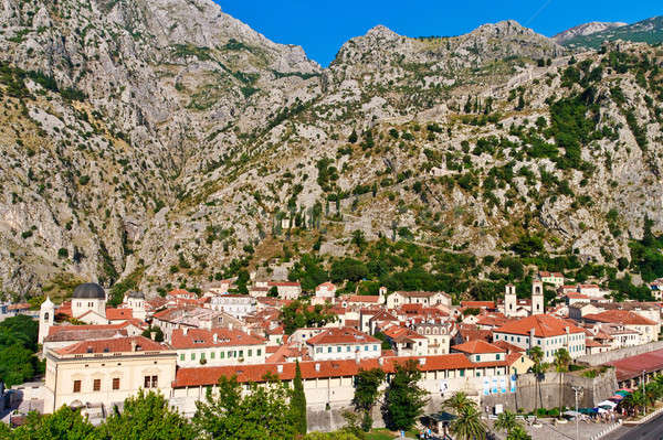 Kotor City with Fortifications, Montenegro Stock photo © Bertl123
