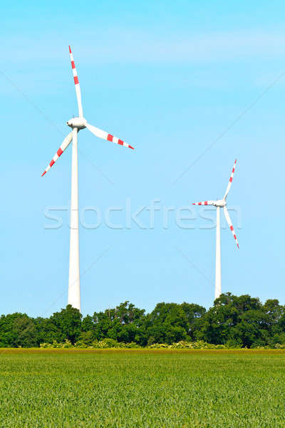Wind power station Stock photo © Bertl123