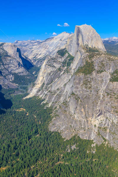 Yosemite Valley Panorama with Half Dome, California Stock photo © Bertl123