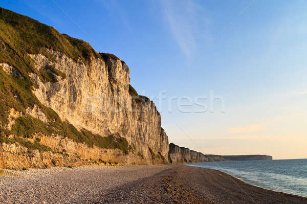 Cliffs near Etretat and Fecamp, Normandy, France Stock photo © Bertl123