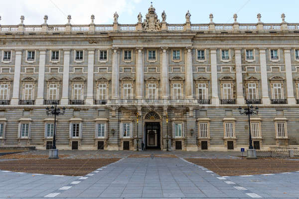 Madrid Royal Palace, Front View, Spain  Stock photo © Bertl123