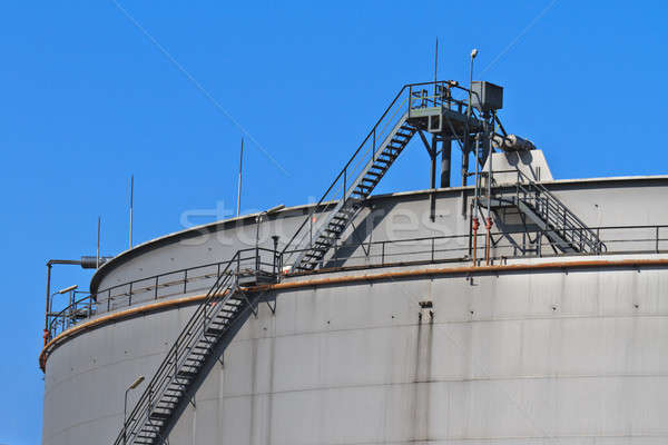 Oil reservoir on a petrochemical plant  Stock photo © Bertl123