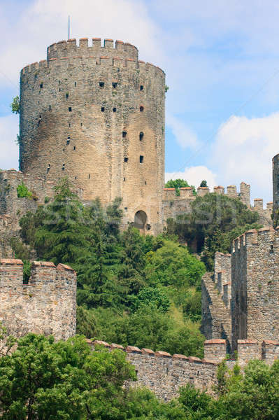 Castle of Rumeli guarding the Bosporus, Istanbul, Turkey Stock photo © Bertl123