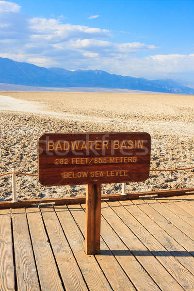 Badwater Basin, Death Valley National Park, California  Stock photo © Bertl123