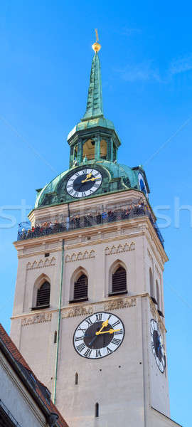 Munich, Tower of Saint Peter Church, Bavaria, Germany Stock photo © Bertl123
