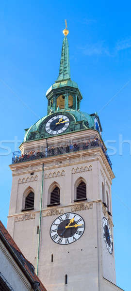 Stock foto: München · Turm · Kirche · Deutschland · Gebäude