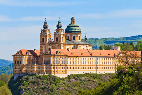 Melk - Famous Baroque Abbey (Stift Melk), Austria Stock photo © Bertl123