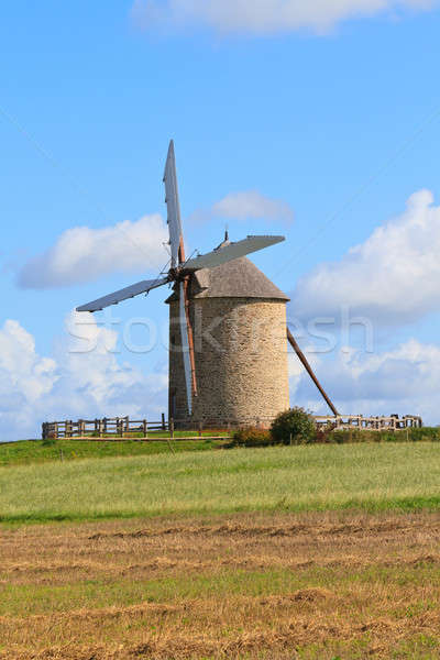 Old windmill in France Stock photo © Bertl123