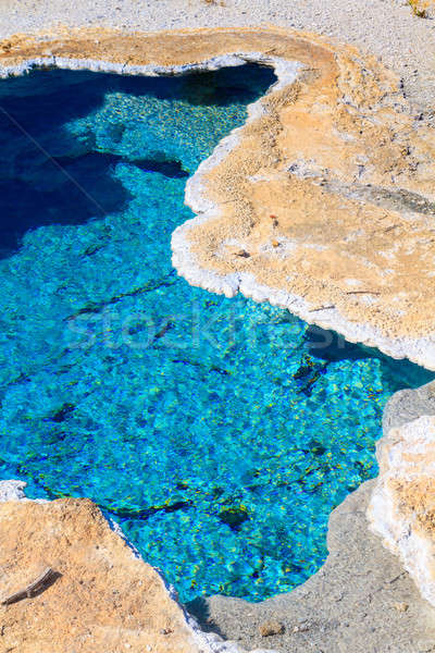 Yellowstone National Park, Blue Star Spring in the Upper Geyser  Stock photo © Bertl123