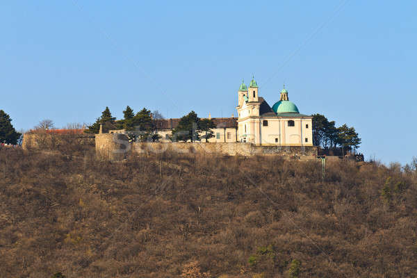 Vienna - Church on Leopoldsberg Mountain, Austria Stock photo © Bertl123