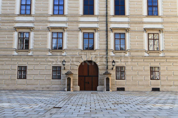 Vienna Hofburg Palace - Entrance Door in Inner Square Stock photo © Bertl123
