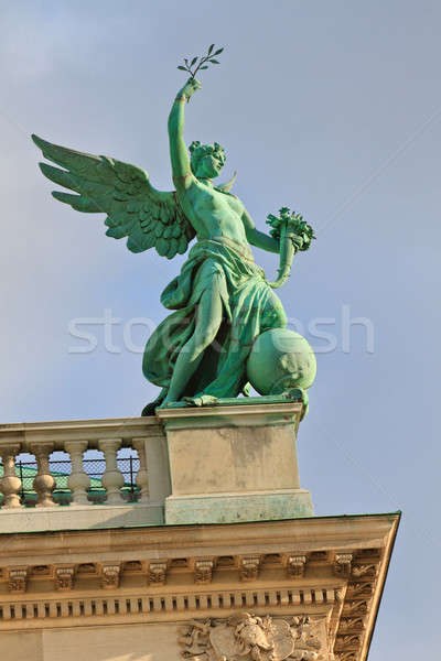 Szczegół pałac Wiedeń Austria architektoniczny artystyczny Zdjęcia stock © Bertl123