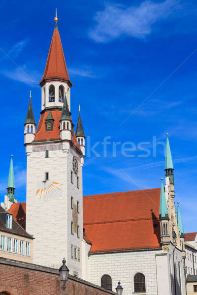 Munich, Old Town Hall with Tower, Bavaria, Germany Stock photo © Bertl123