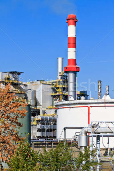 Oil Refinery (blue sky) Stock photo © Bertl123