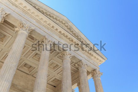 Roman Temple in Nimes, Provence, France Stock photo © Bertl123