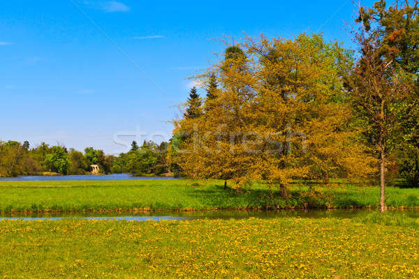 Lednice palace gardens, Unesco World Heritage Site Stock photo © Bertl123