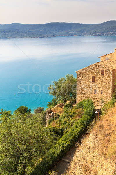 View over Lac de Sainte Croix, Verdon, Provence, France Stock photo © Bertl123