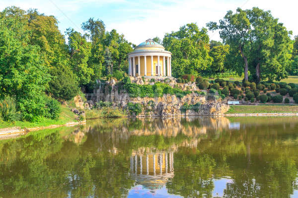 Park of Esterhazy Palace, Leopoldina Temple Stock photo © Bertl123