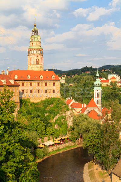 Cesky Krumlov / Krumau, View on Castle und River, UNESCO World H Stock photo © Bertl123