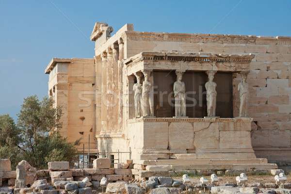 Erechtheion temple, Acropolis, Athens, Greece Stock photo © Bertl123