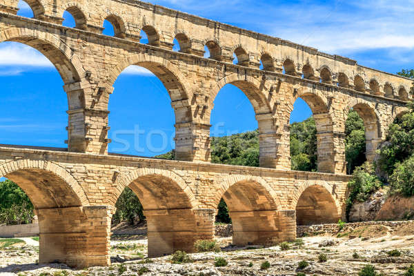Pont du Gard, Nimes, Provence, France Stock photo © Bertl123