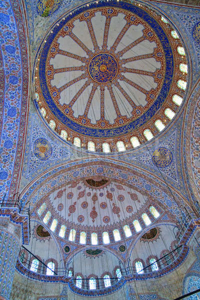 Stock photo: Ornamental interior of famous Blue Mosque, Istanbul, Turkey