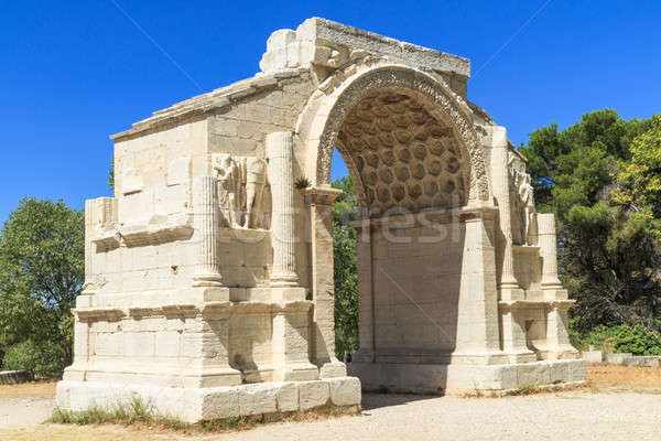 Stock photo: Roman City of Glanum, Triumphal Arch, Saint-Remy-de-Provence, Fr