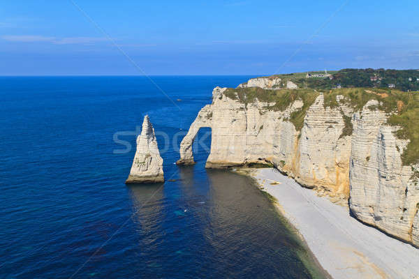 Cliffs of Etretat, Normandy, France Stock photo © Bertl123