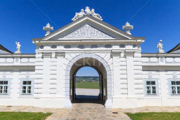 Stock photo: Baroque Portal at Herzogenburg Monastery Park, Austria