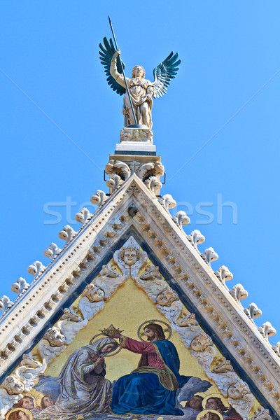 Facade of Siena dome (Duomo di Siena), Italy Stock photo © Bertl123