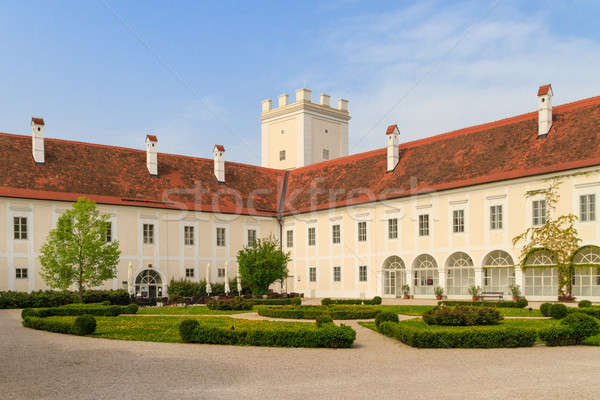 Enns Castle and Garden, Upper Austria Stock photo © Bertl123