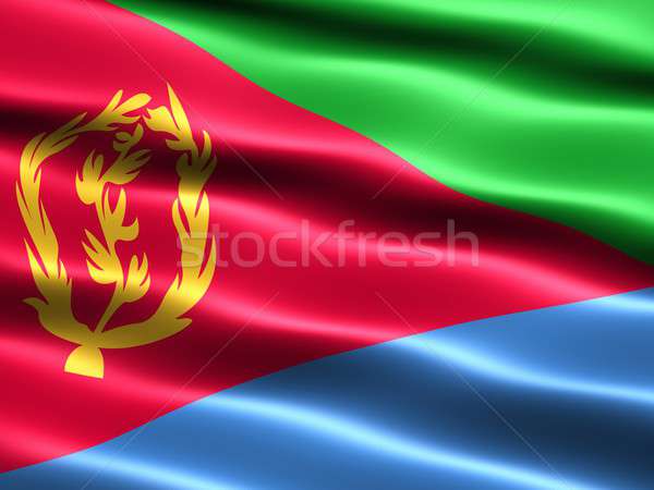 Flag of Eritrea Stock photo © bestmoose